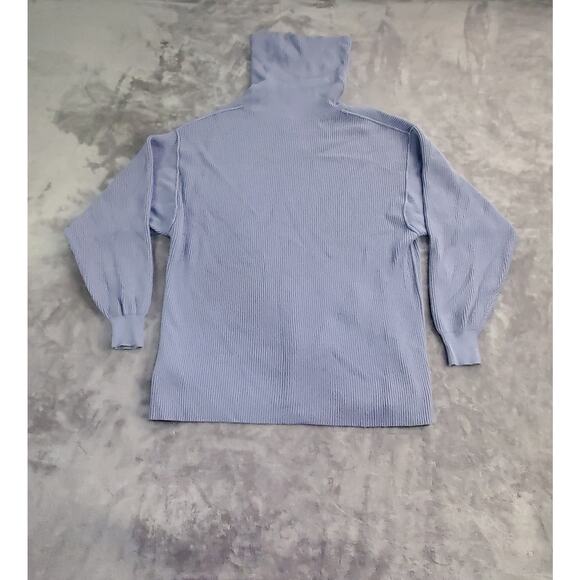 Free People Sz XS Softly Structured Knit Tunic Sweater Gray Oversized C6-25 - Picture 8 of 9